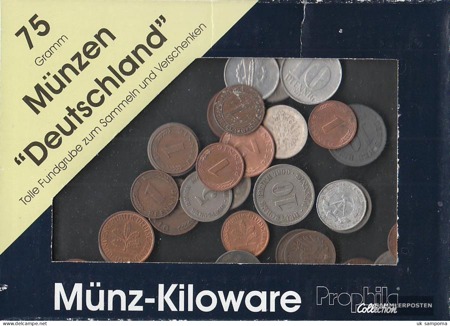 Germany 75 Grams Münzkiloware  With BRD, DDR And German Empire - Lots & Kiloware - Coins