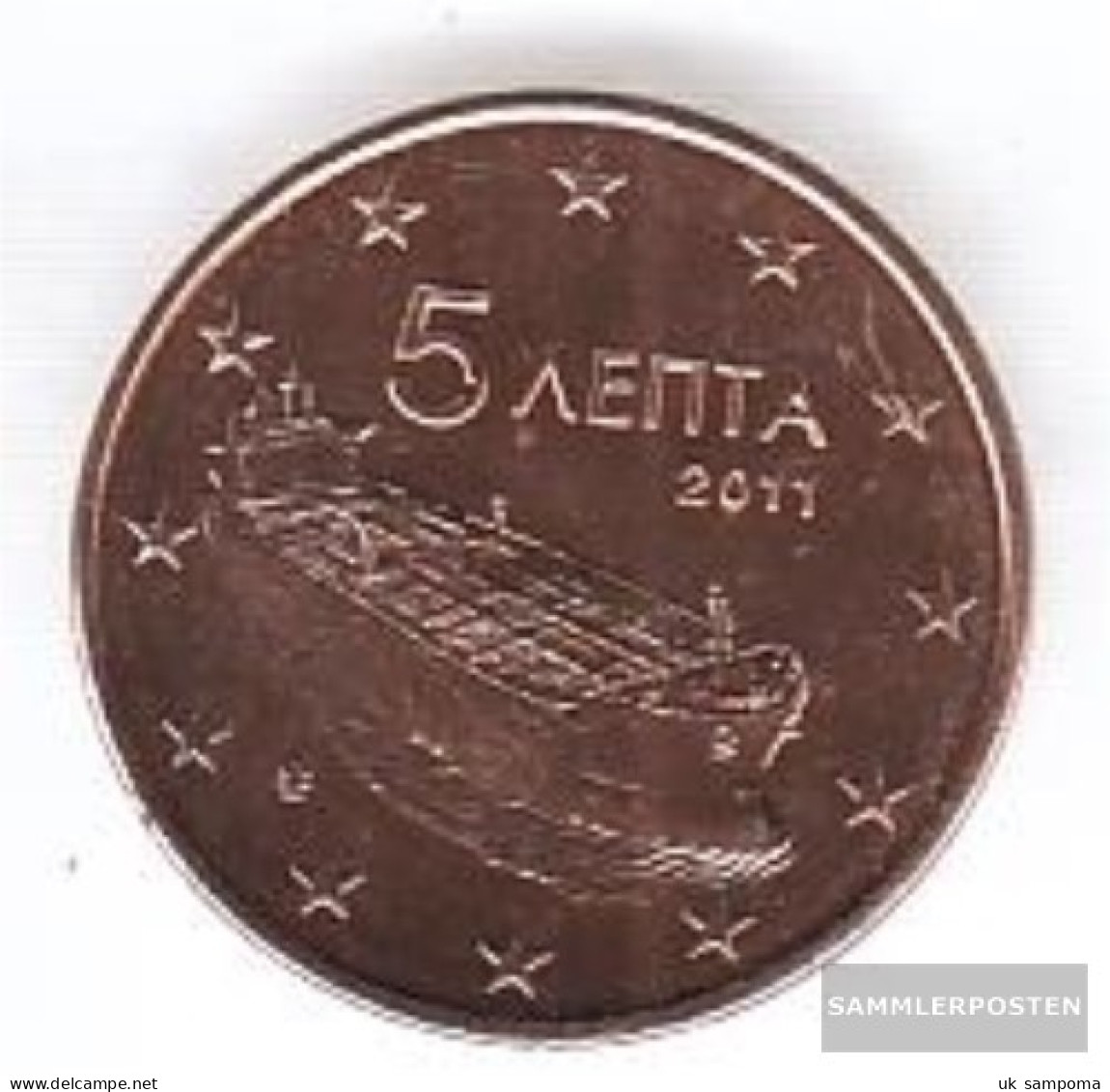 Greece Grams 3 2011 Stgl./unzirkuliert Stgl./unzirkuliert 2011 Kursmünze 5 Cent - Griekenland