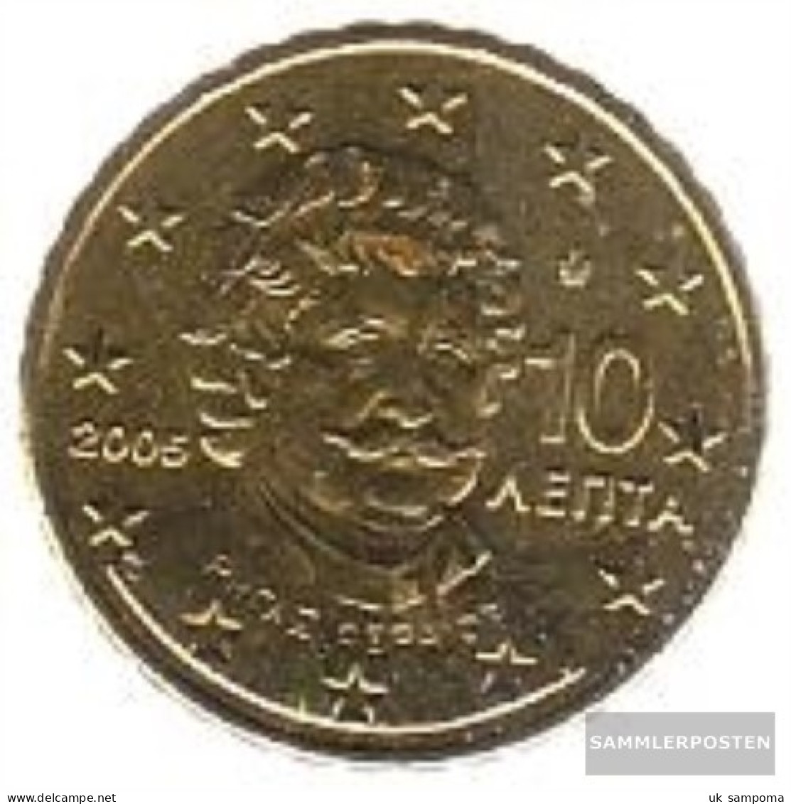 Greece Grams 4 2005 Stgl./unzirkuliert Stgl./unzirkuliert 2005 Kursmünze 10 Cent - Griekenland