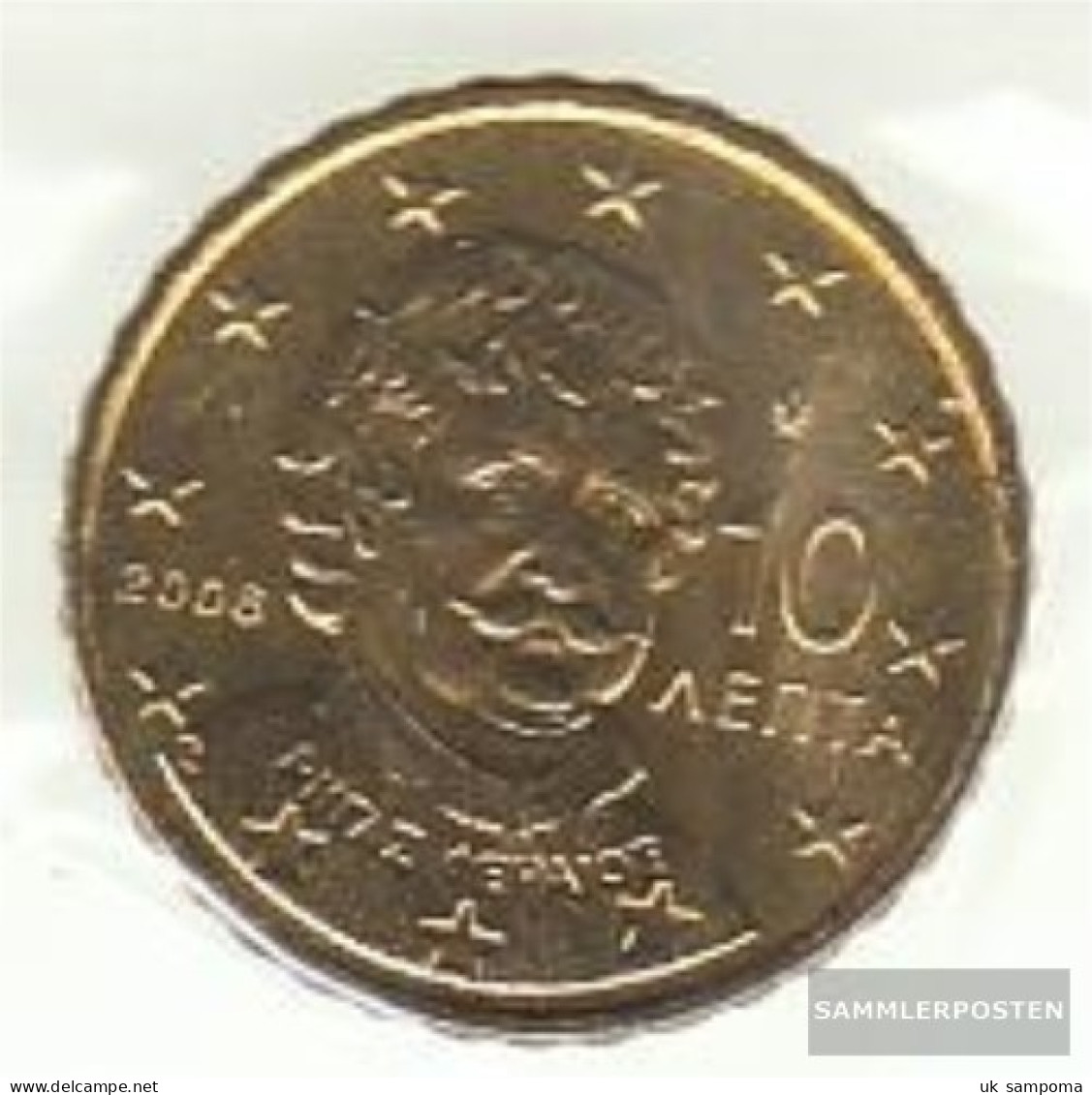 Greece Grams 4 2006 Stgl./unzirkuliert Stgl./unzirkuliert 2006 Kursmünze 10 Cent - Greece