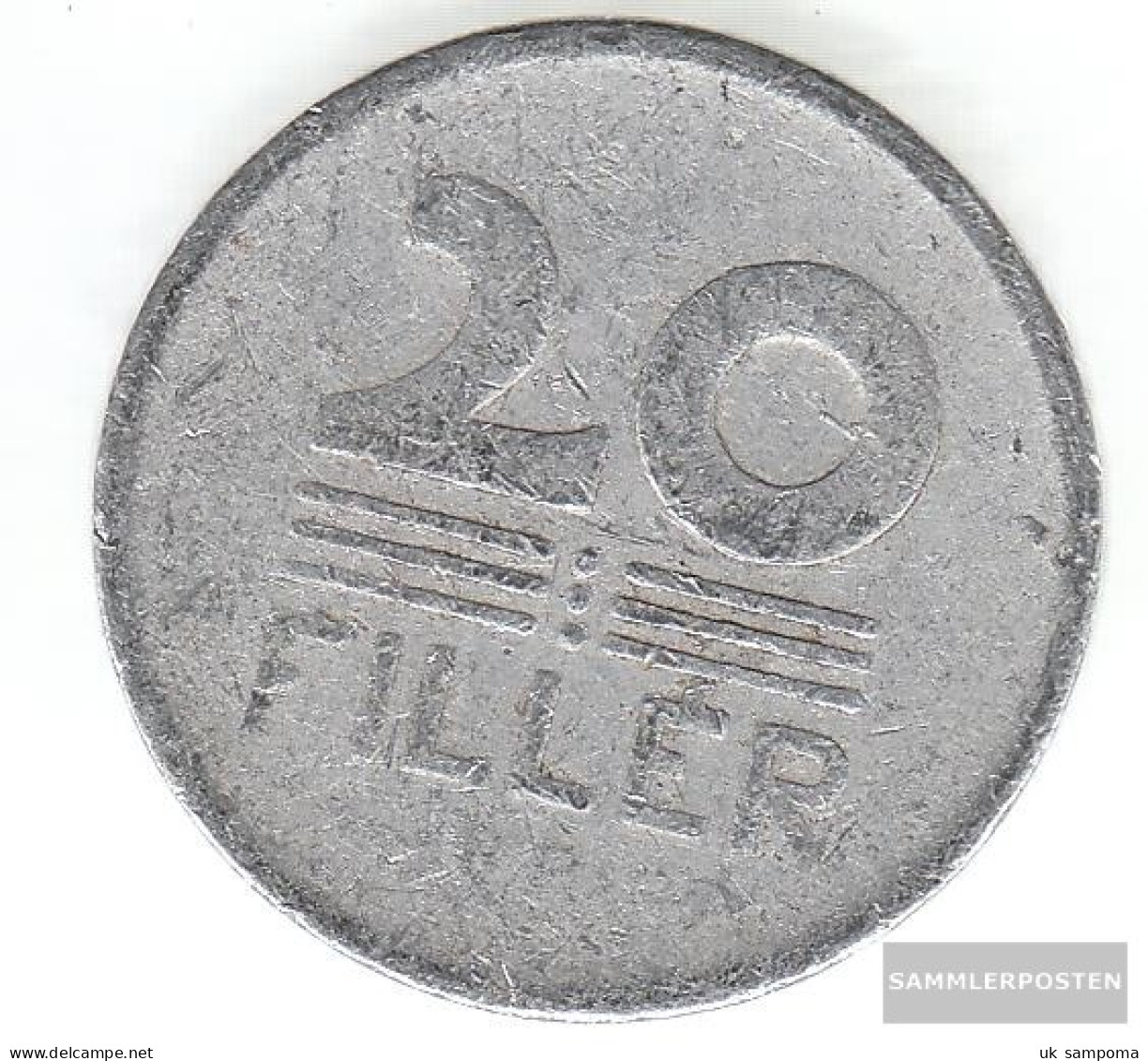 Hungary Km-number. : 550 1953 Very Fine Aluminum Very Fine 1953 20 Filler Weizenähren - Hungary