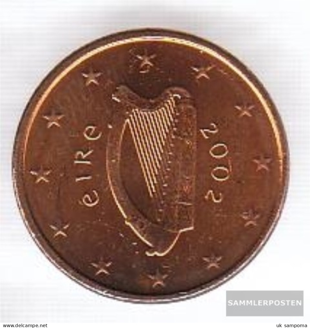 Ireland IRL 1 2002 Stgl./unzirkuliert Stgl./unzirkuliert 2002 Kursmünze 1 Cent - Ierland