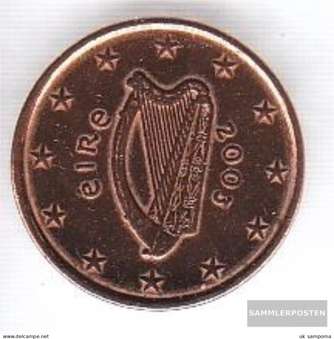 Ireland IRL 1 2003 Stgl./unzirkuliert Stgl./unzirkuliert 2003 Kursmünze 1 Cent - Ierland