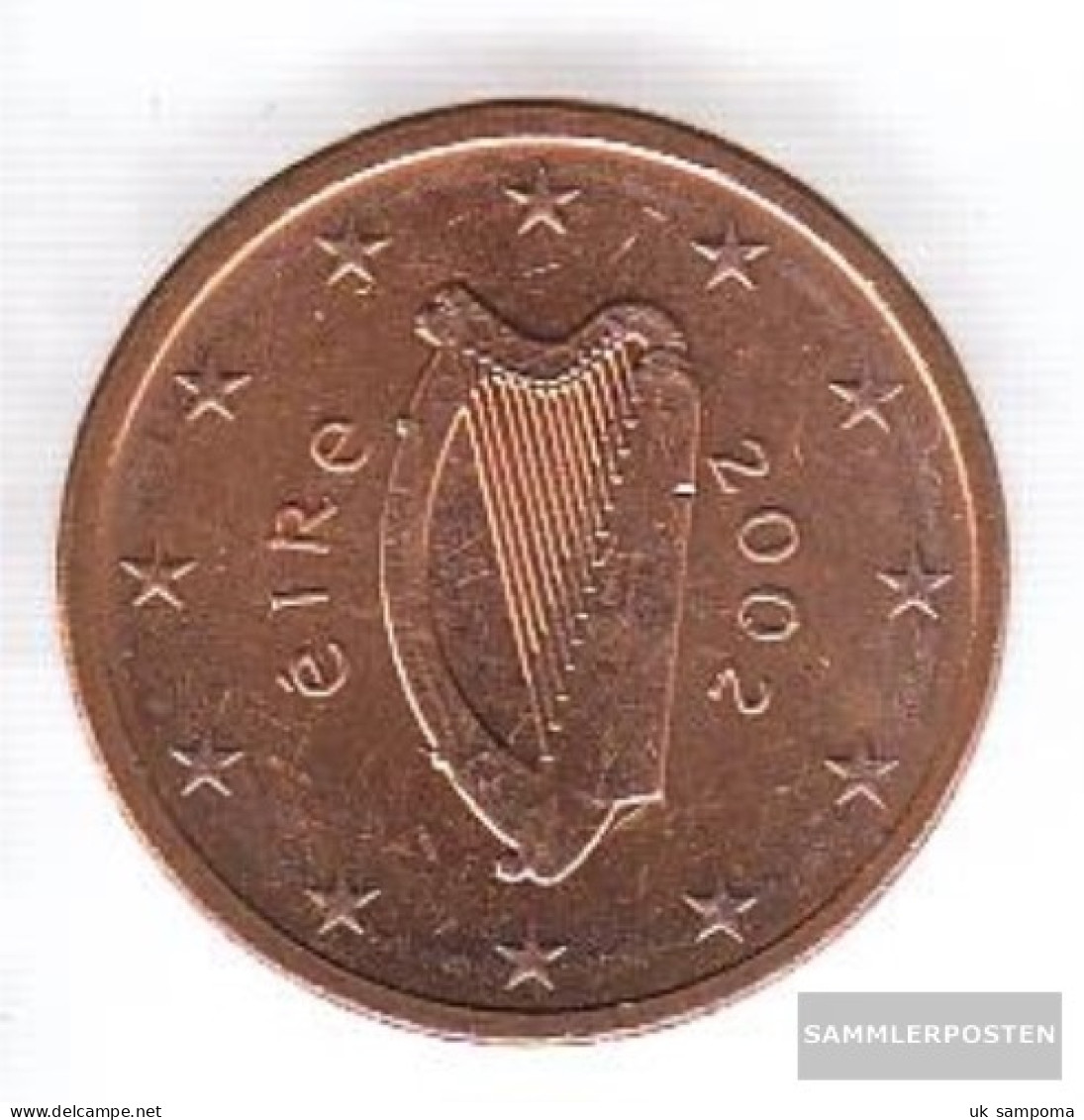 Ireland IRL 2 2002 Stgl./unzirkuliert Stgl./unzirkuliert 2002 Kursmünze 2 Cent - Irlanda