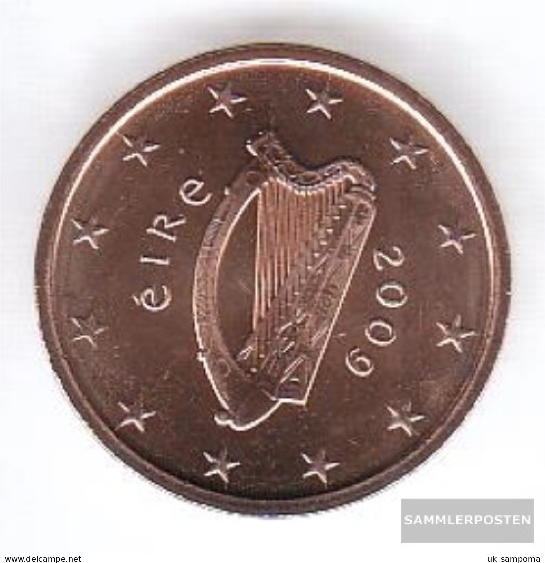 Ireland IRL 2 2009 Stgl./unzirkuliert Stgl./unzirkuliert 2009 Kursmünze 2 Cent - Ireland