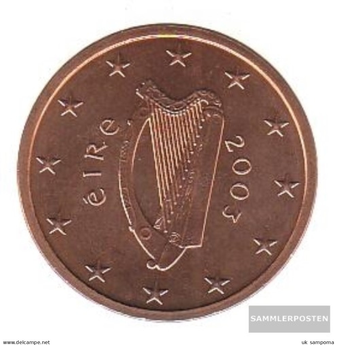 Ireland IRL 3 2003 Stgl./unzirkuliert Stgl./unzirkuliert 2003 Kursmünze 5 Cent - Irland