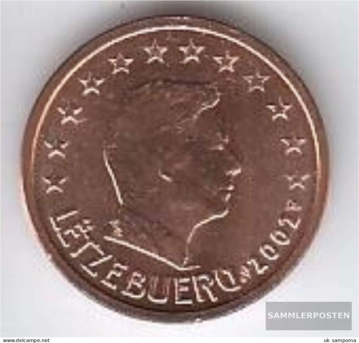 Luxembourg Luxembourg 2 2002 Stgl./unzirkuliert Stgl./unzirkuliert 2002 Kursmünze 2 Cent - Luxemburgo