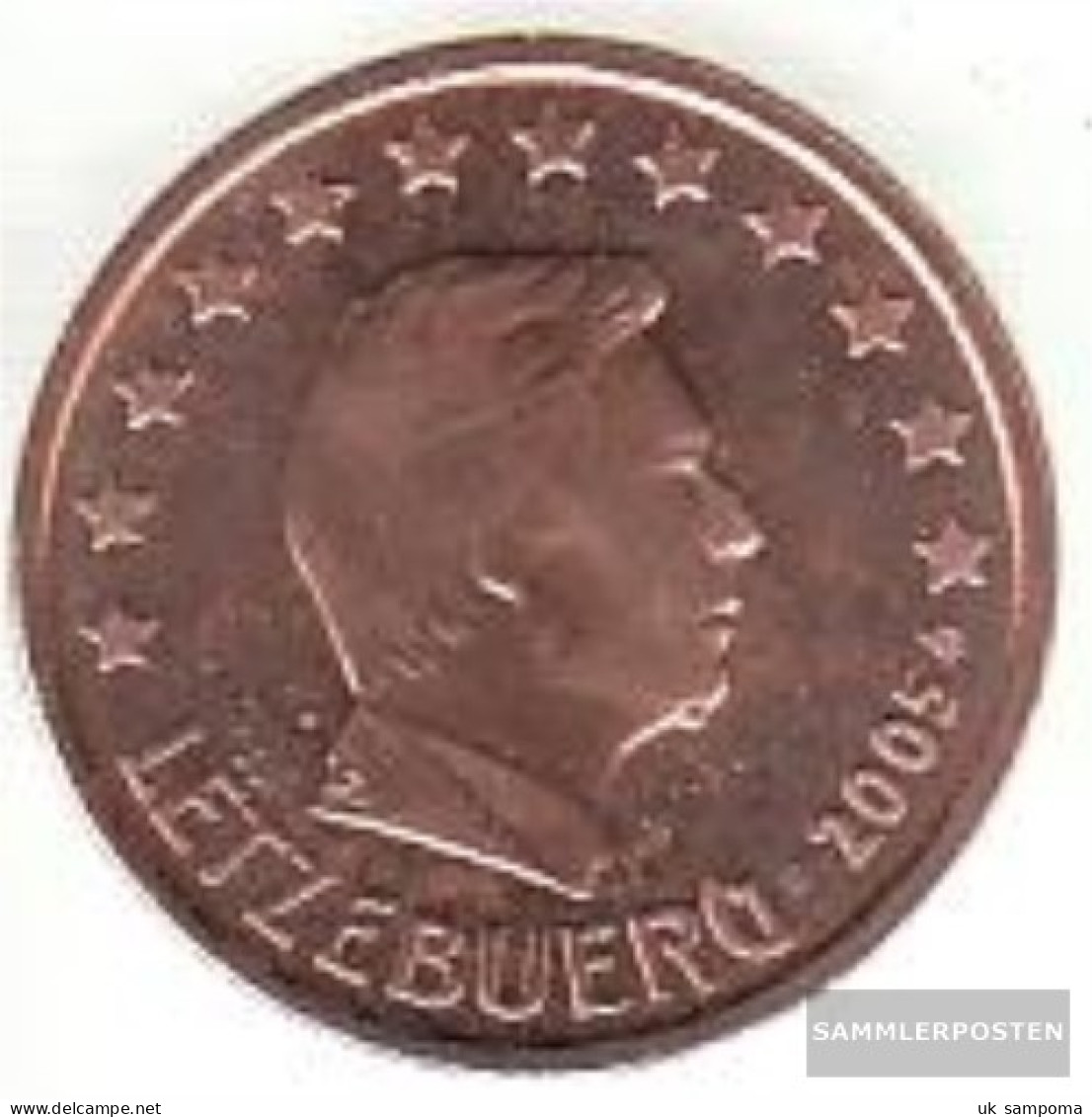 Luxembourg Luxembourg 2 2005 Stgl./unzirkuliert Stgl./unzirkuliert 2005 Kursmünze 2 Cent - Luxembourg