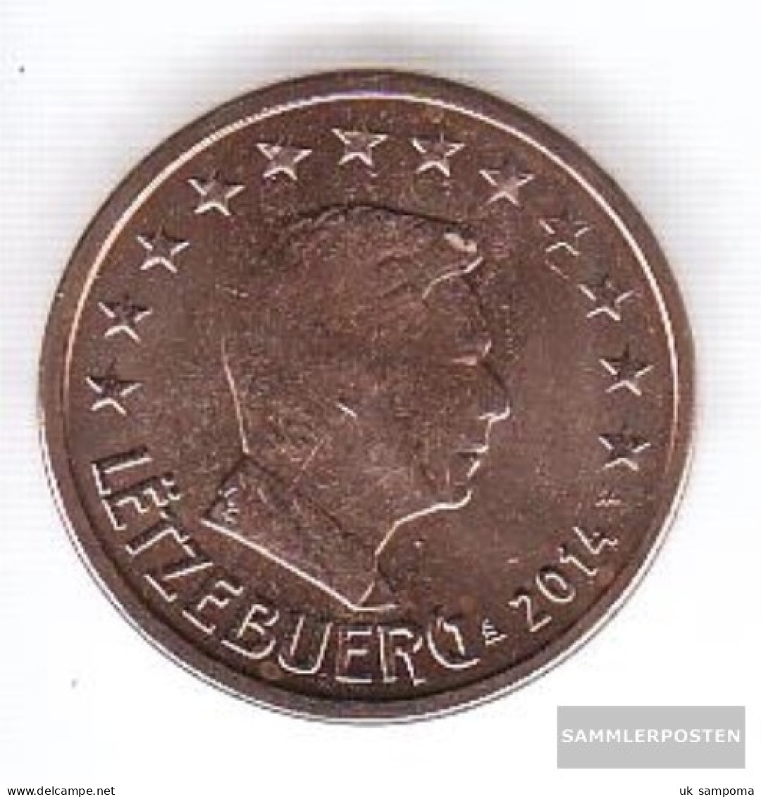 Luxembourg Luxembourg 2 2014 Stgl./unzirkuliert Stgl./unzirkuliert 2014 Kursmünze 2 Cent - Luxembourg