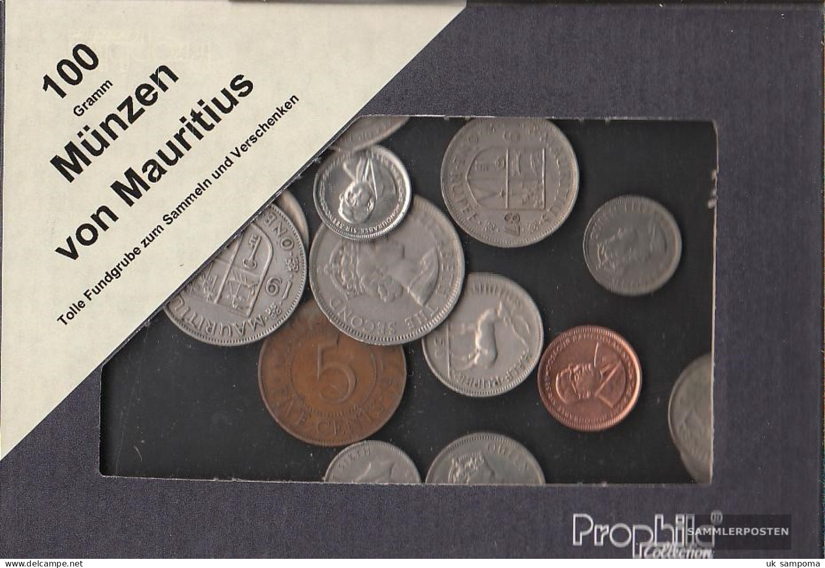 Mauritius 100 Grams Münzkiloware - Mezclas - Monedas