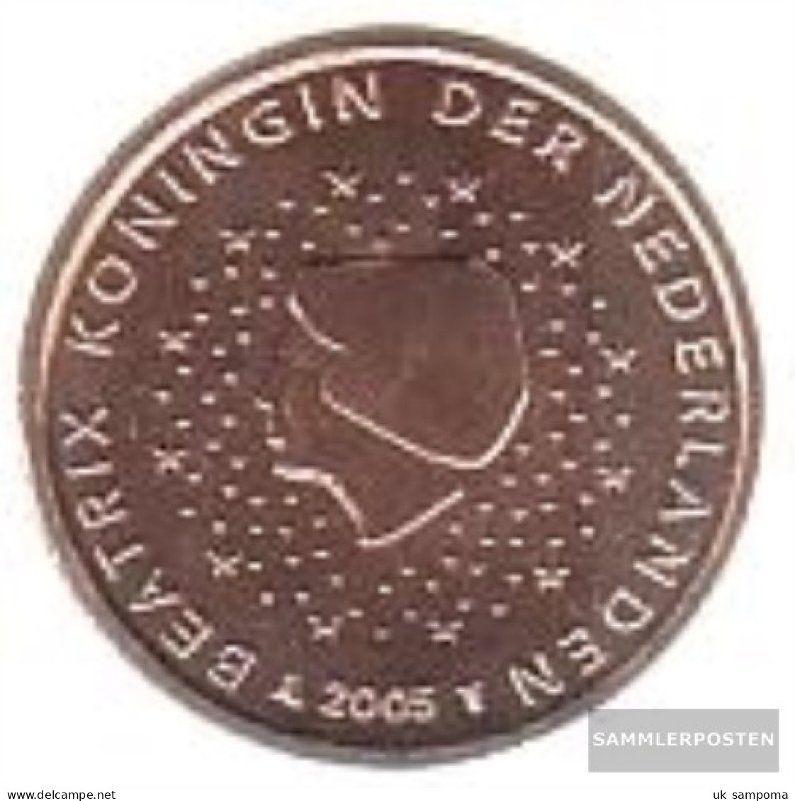 Netherlands NL 1 2005 Stgl./unzirkuliert Stgl./unzirkuliert 2005 Kursmünze 1 Cent - Netherlands
