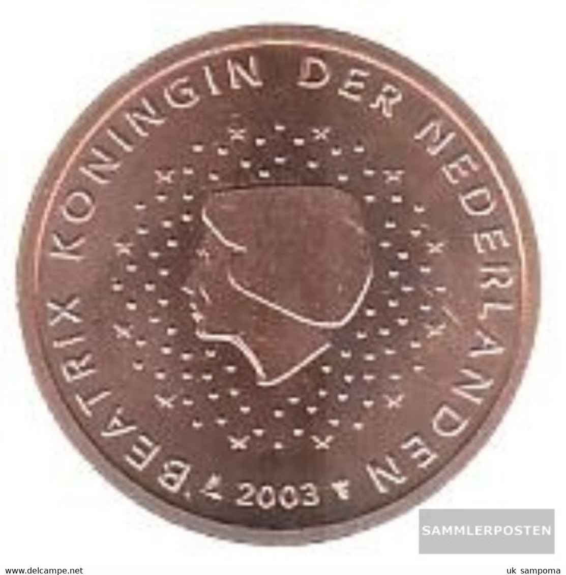 Netherlands NL 3 2003 Stgl./unzirkuliert Stgl./unzirkuliert 2003 Kursmünze 5 Cent - Netherlands