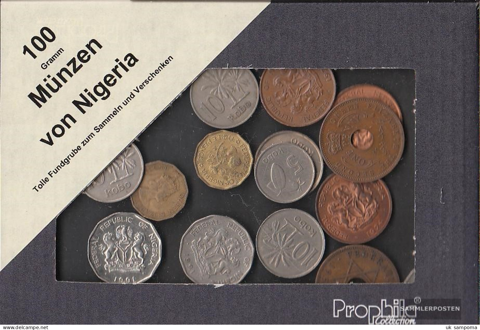 Nigeria 100 Grams Münzkiloware - Kilowaar - Munten