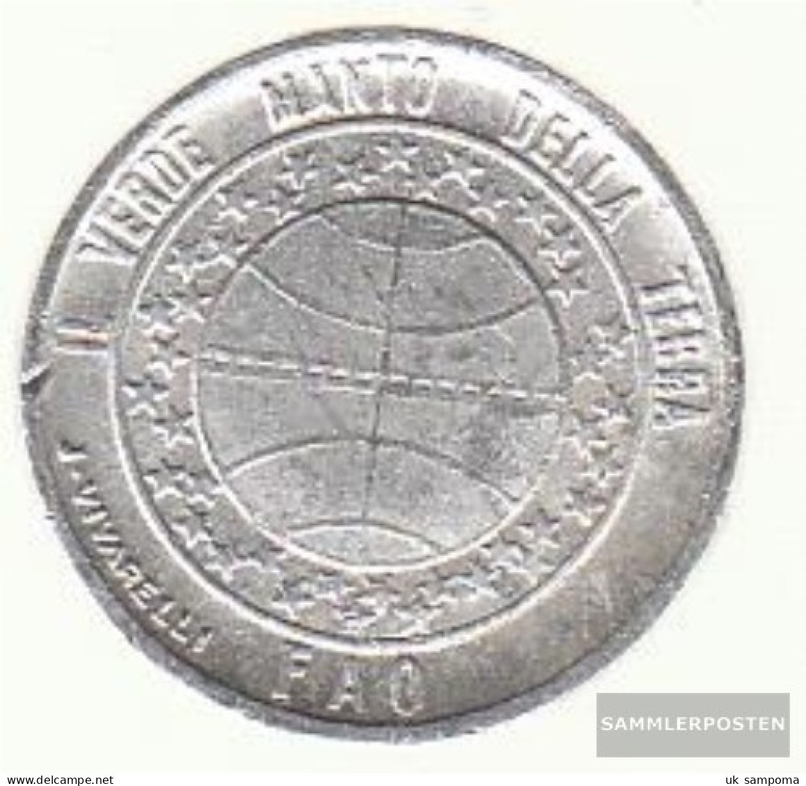 San Marino Km-number. : 63 1977 Stgl./unzirkuliert Aluminum Stgl./unzirkuliert 1977 1 Lira Fao - San Marino