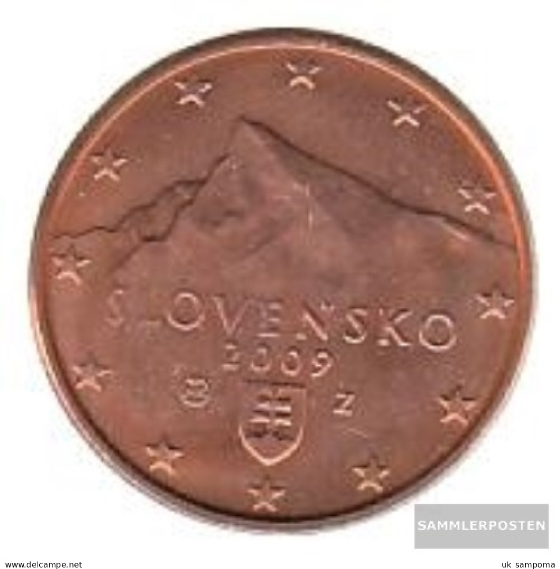 Slovakia Sk 3 2009 Stgl./unzirkuliert Stgl./unzirkuliert 2009 Kursmünze 5 Cent - Slovaquie