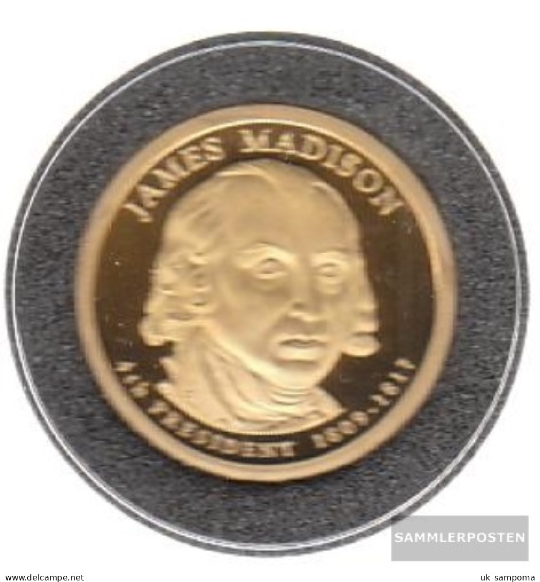 U.S. Km-number. : 404 2007 S Polierte Plate Copper, Nickel-Me Plattiert Polierte Plate 2007 1 US Dollars James Madison - 2007-…: Presidents