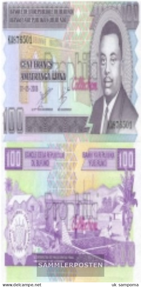Burundi Pick-number: 37e Uncirculated 2006 100 Francs - Burundi