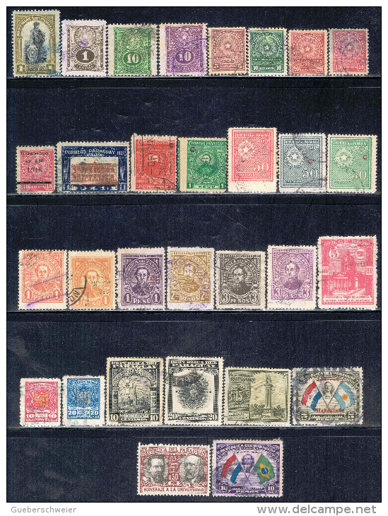 PAR-1 - PARAGUAY LOT DE 42 TP OBLITERES + NEUF* - Paraguay