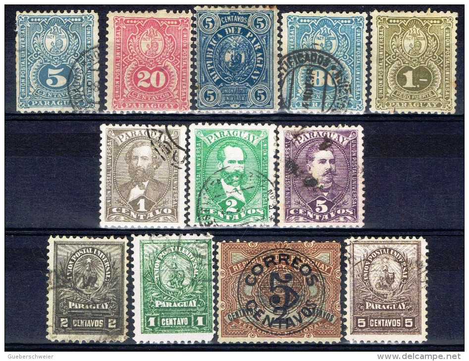 PAR-1 - PARAGUAY LOT DE 42 TP OBLITERES + NEUF* - Paraguay