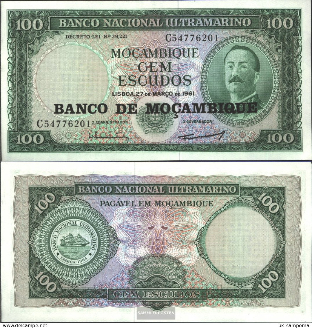 Mosambik Pick-number: 117a Uncirculated 1976 100 Escudos - Mozambique