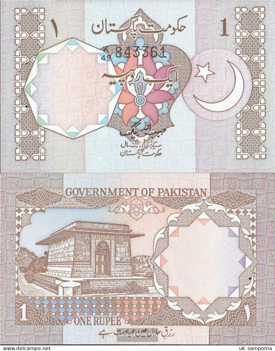 Pakistan Pick-number: 26a Uncirculated 1982 1 Rupee - Pakistan