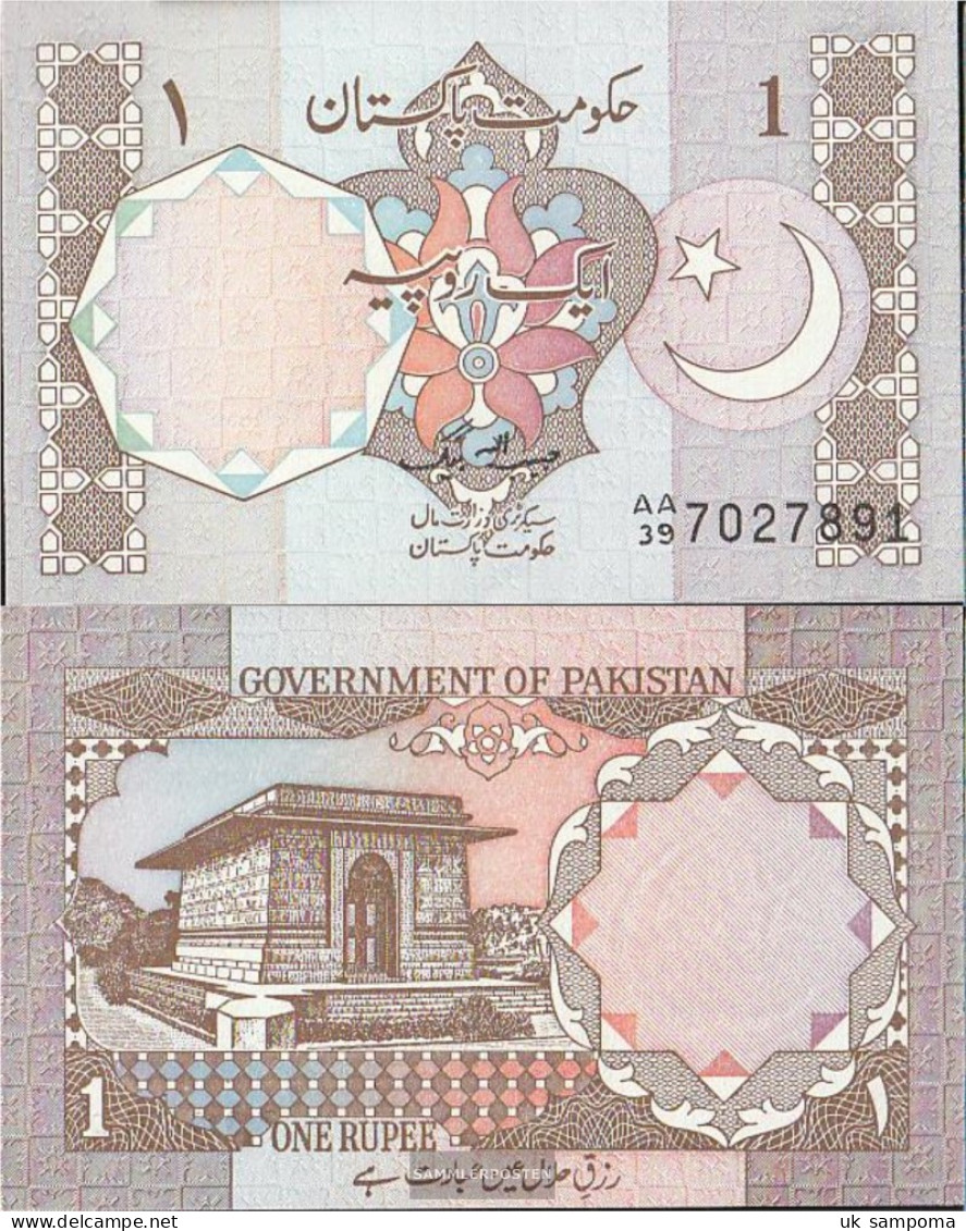 Pakistan Pick-number: 27b Uncirculated 1983 1 Rupee - Pakistan