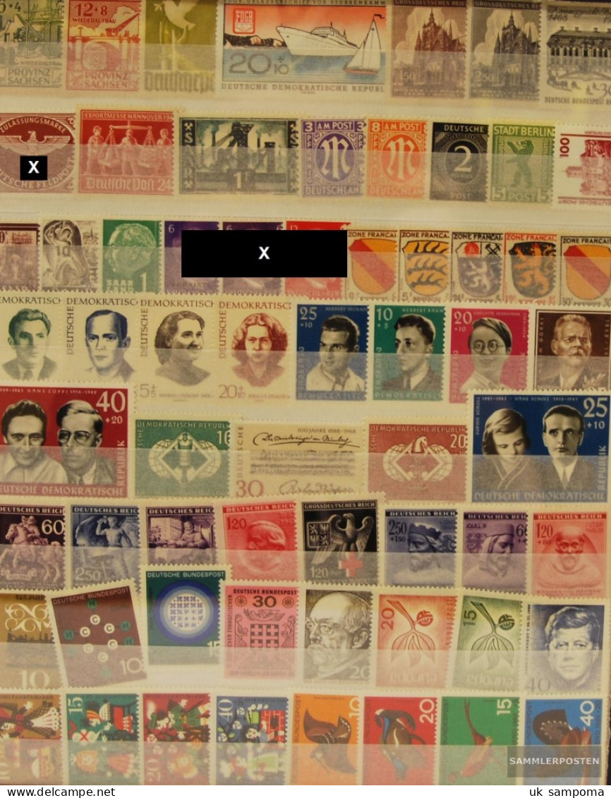 Germany 250 Different Stamps Unmounted Mint / Never Hinged - Collections