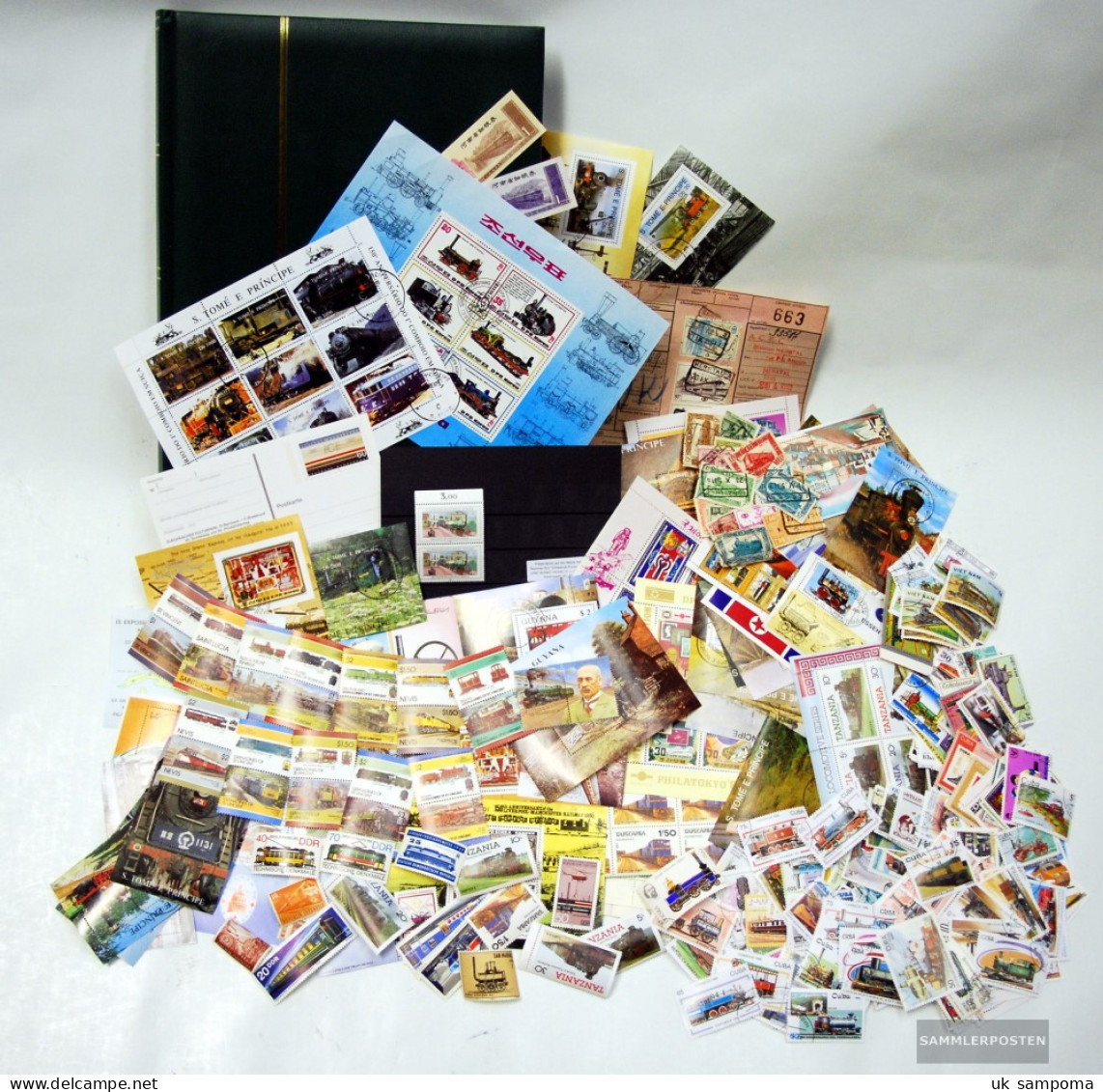 Motives Wonder Box Number. 163  Railway - Lots & Kiloware (mixtures) - Max. 999 Stamps