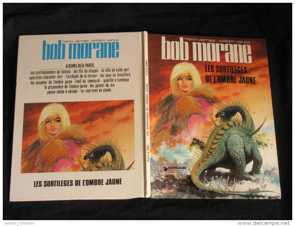 Bob Morane Les Sortilèges De L'ombre Jaune Dargaud EO Vernes Vance 1976 - Bob Morane