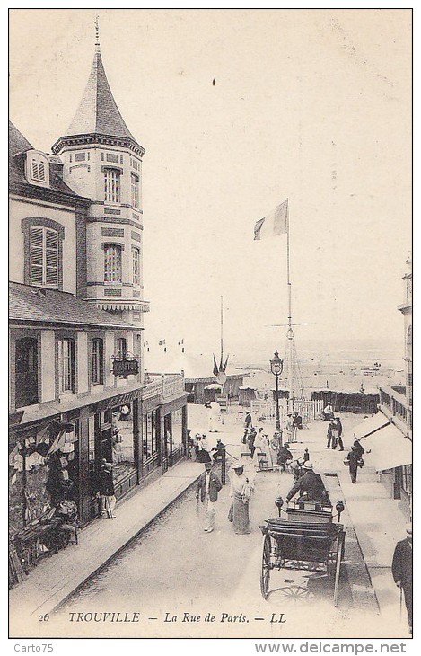 Trouville 14 - Commerces Rue De Paris - Trouville