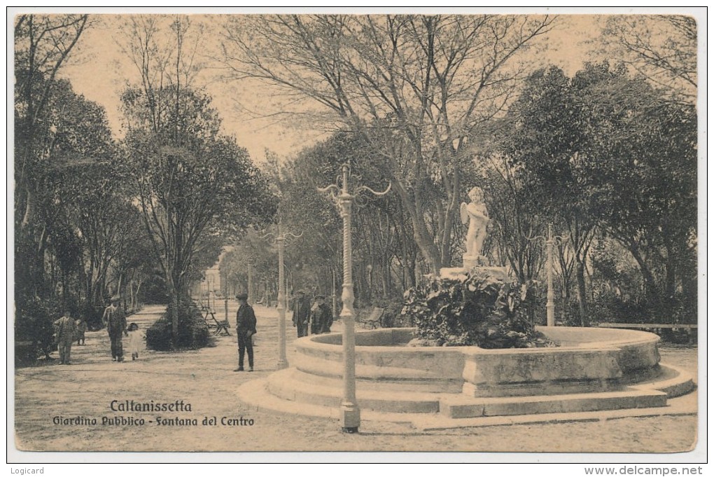 CALTANISSETTA GIARDINO PUBBLICO - FONTANA DEL CENTRO - Caltanissetta