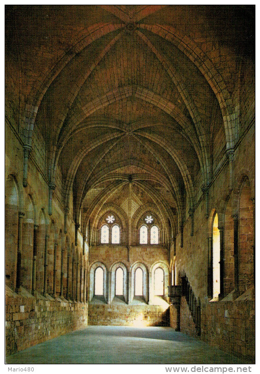 MONASTERIO  CISTERCENSE  DE SANTA MARIA DE HUERTA    REFECTORIO  GOTICO    (NUOVA) - Soria