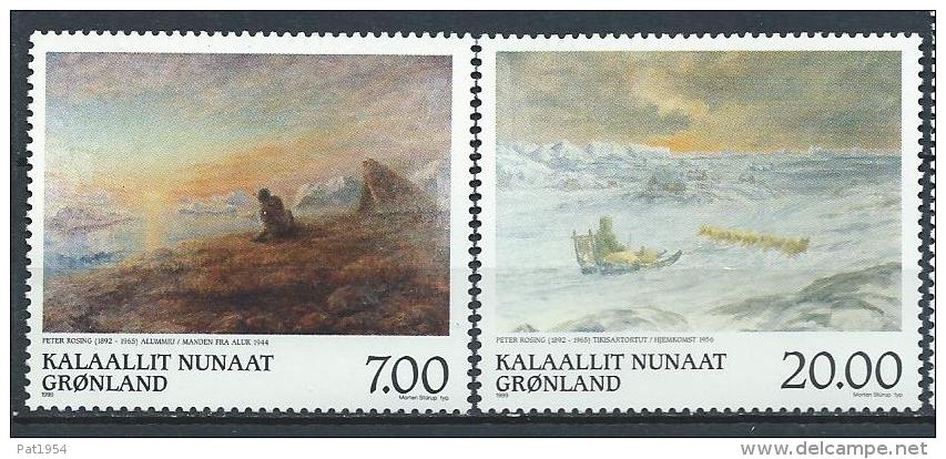 Groënland 1999 Série N°316/317  Neuve Peintures - Unused Stamps