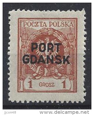 Germany / Danzig (Port Gdansk  1925 (*) MH  Mi.1 - Otros & Sin Clasificación