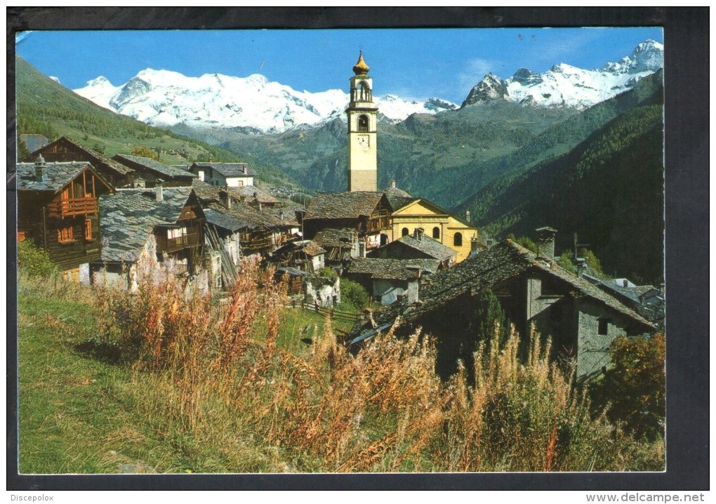 J1278 Val D´ Ayas - ANTAGNOD - SCORCIO PANORAMICO, CATENA DEL MONTE ROSA - 1297 ED. SACAT - Altri & Non Classificati