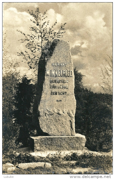 Sempach - Winkelried Denkmal: Den Seinen Eine Gasse Gemacht                Ca. 1940 - Sempach