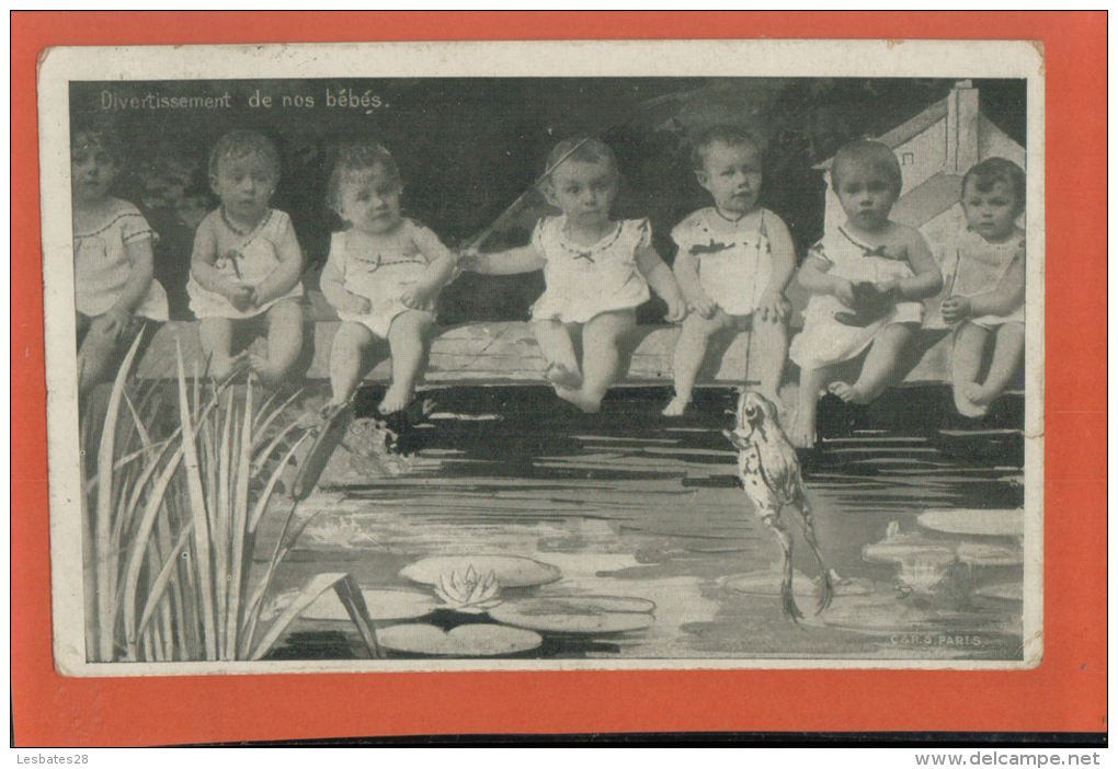 Carte Postale  Fantaisies, Enfants  Divertissement De Nos Bébés  DAGUIN SUR TYPE SEMEUSE 1909  - Juin 2015 Lettre  2 - 1877-1920: Période Semi Moderne