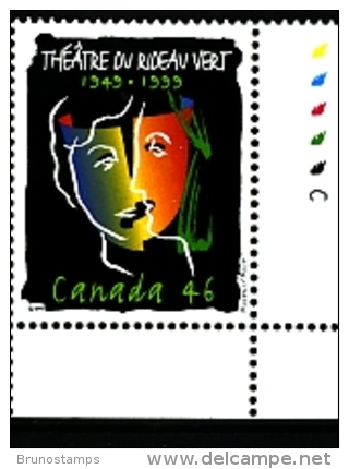 CANADA - 1999  LE TEATRE DU RIDEAU  MINT NH - Nuovi