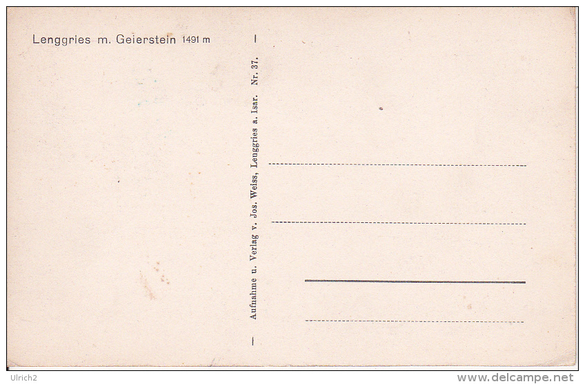 AK Lenggries Mit Geierstein (15747) - Lenggries