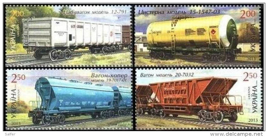 Ucraina 2013  Treni  MNh - Treinen