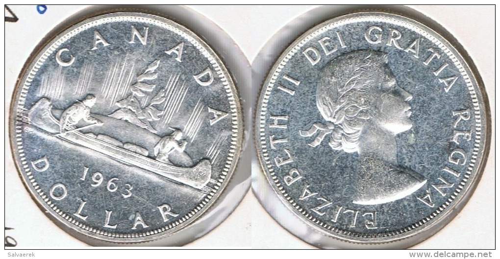 CANADA DOLLAR 1963 PLATA SILVER D22 - Canada