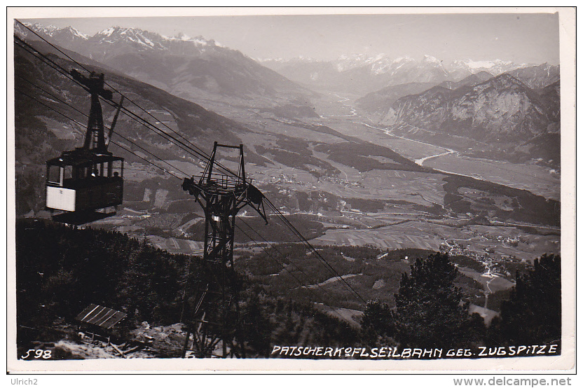 AK Patscherkofelseilbahn Gegen Zugspitze - Stempel Berghotel Patscherkofel - 1940 (15761) - Igls