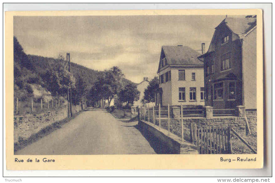 LG15 - 3- BURG - REULAND - Rue De La Gare - Burg-Reuland