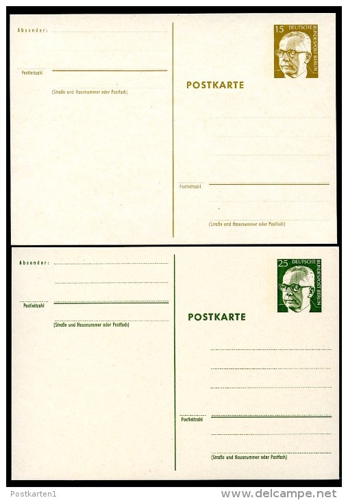 P81-82  Postkarten Heinemann ** 1971-72 - Postkarten - Ungebraucht