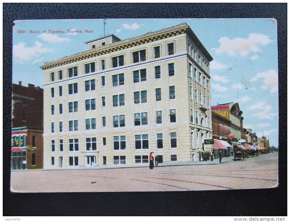 AK TOPEKA Kan. Bank Ca.1910  // T3993 - Topeka