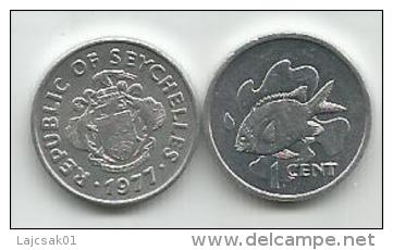 Seychelles 1 Cent 1977. XF+ - Seychelles