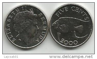 Bermuda 5 Cents 2000. - Bermudes