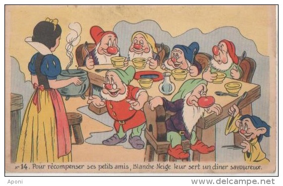 BLANCHE NEIGE ( .sert Un Dineraux Sept Nains _) - Comicfiguren