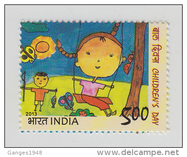 India 2013  Childrens Day  Child Painting   # 54887 S  Inde Indien - Nuovi