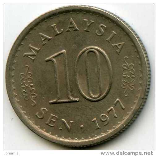 Malaysie Malaysia 10 Sen 1977 KM 3 - Malaysie